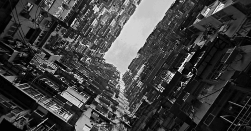 Linear Juxtaposition and Architectural Perspective by Daniel Parodi
