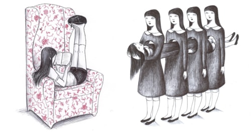 Quirky Illustrations by Virginia Mori Blend Melancholy and Surreal Humor