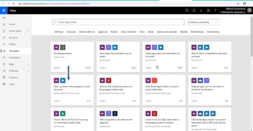 Send Email using MSFlow On Button Click from PowerApps - Softree Technology