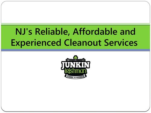 Contact at the Most Reliable & Affordable Cleanouts in NJ
