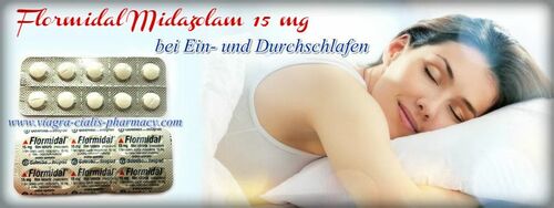 Benzodiazepin Flormidal Midazolam 15 mg - Z-Medikamente rezeptfrei in Deutschland